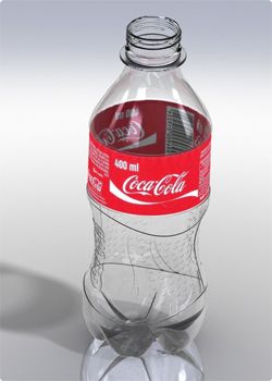 可乐瓶3D模型