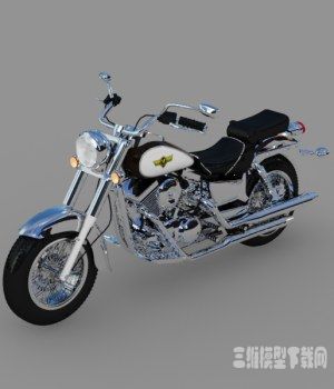 川崎摩托车3D模型（kawasaki vn1500）