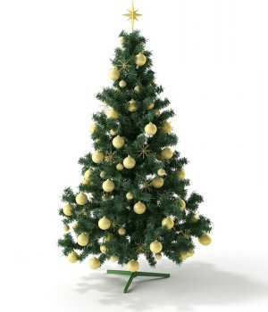 装饰圣诞树3D模型