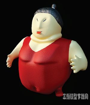 ձŮ3Dģ|Japan the female sumo Toy 3D model