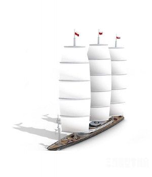3Dģ|3D model sailboat