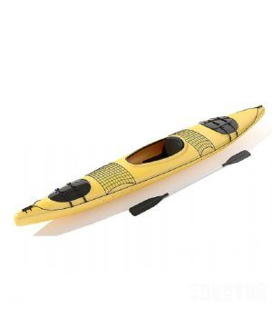 Ƥͧ3Dģ|The single kayak 3D model