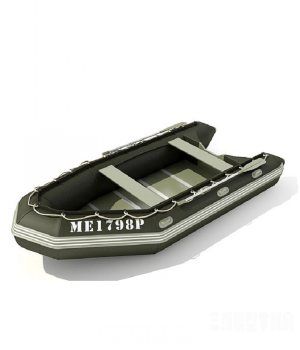 3Dģ|3D model of the inflatable boat