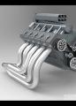 10缸汽车发动机引擎3D模型下载|V10 engine