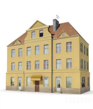 ŷʽ3Dģ|3D model of modern European architecture