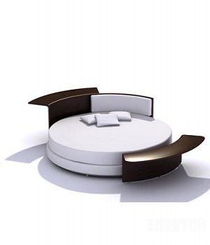 Բ3Dģ|3D model of the round bed