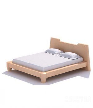 3Dʽľģ|Bed 3D model