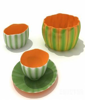 Ϲ3Dģ|The pumpkin bowls 3D model
