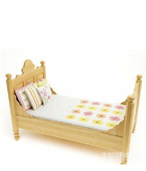 ͯľ3Dģ|Child wooden bed 3D models