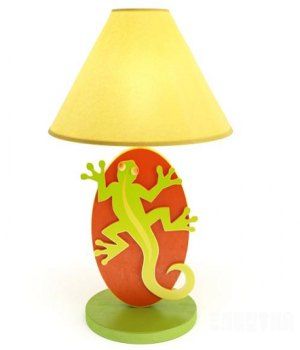3Dڻװ̨ģ|3D gecko decorative table lamp