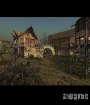 游戏模型下载（欧洲中世纪乡村环境包3|Dexsoft - Medieval Village 3. Model Pack