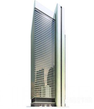 άģĦ¥|Three-dimensional model of a skyscraper