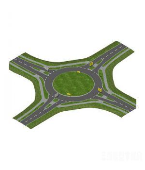 ·3Dģ|3D model of rural roads