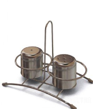 ϼܺ͵ϱ3Dģ|3D model of the spice rack and spices Cup