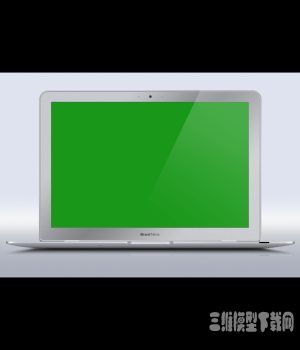 苹果Air Laptop笔记本电脑PSD素材图