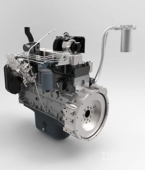 汽车发动机3D模型下载