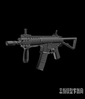 kac pdw突击步枪3D模型免费下载