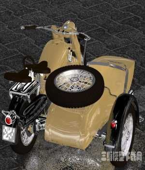 三轮摩托车模型下载