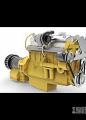 卡特彼勒CAT3406C柴油发动机3D模型