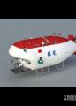 中国蛟龙号载人潜水器3D设计模型