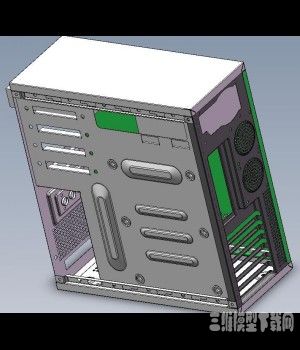 电脑机箱钣金结构设计模型下载
