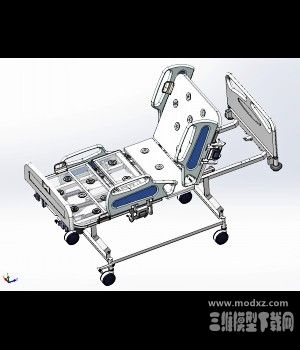 分段围�栏型电动医疗病床设计