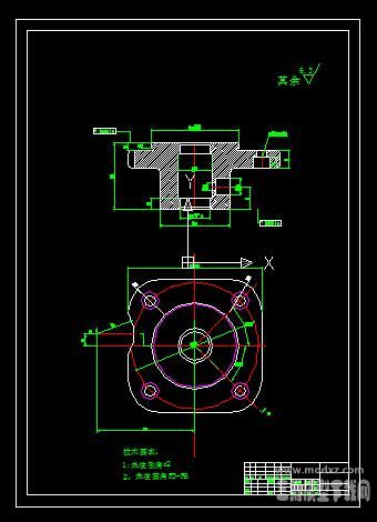 端盖钻孔夹具设计(CAD图纸+说明书++UG三维模型+工序卡+工艺卡)
