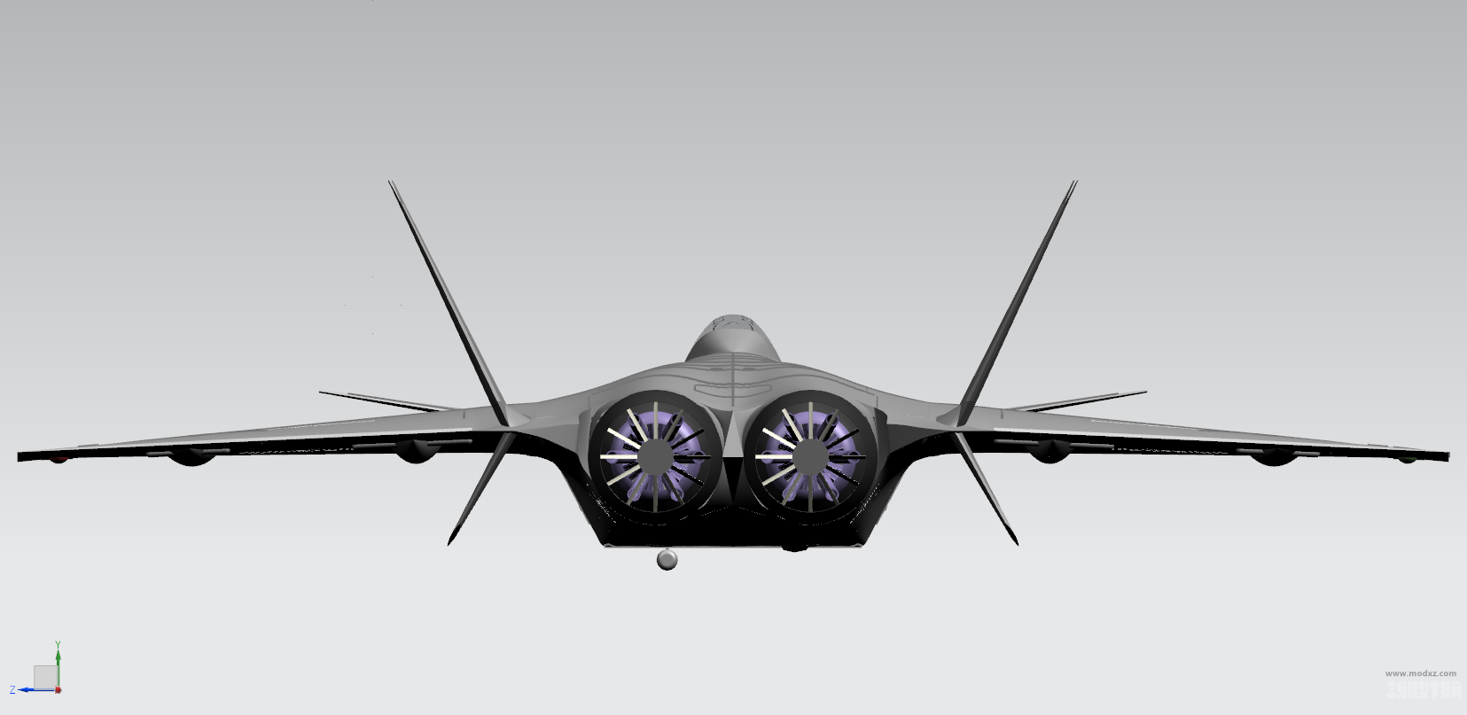 国产歼20隐身战斗机飞机模型