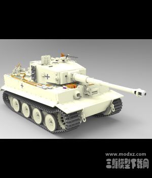 135 Panzer-vi-tigerʽ̹ģ3Dͼֽ STEPʽ