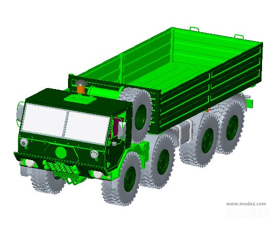 军用卡车CATIA模型