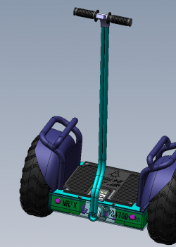 双轮自平衡车（MRX24700）3D模型+DIY方案